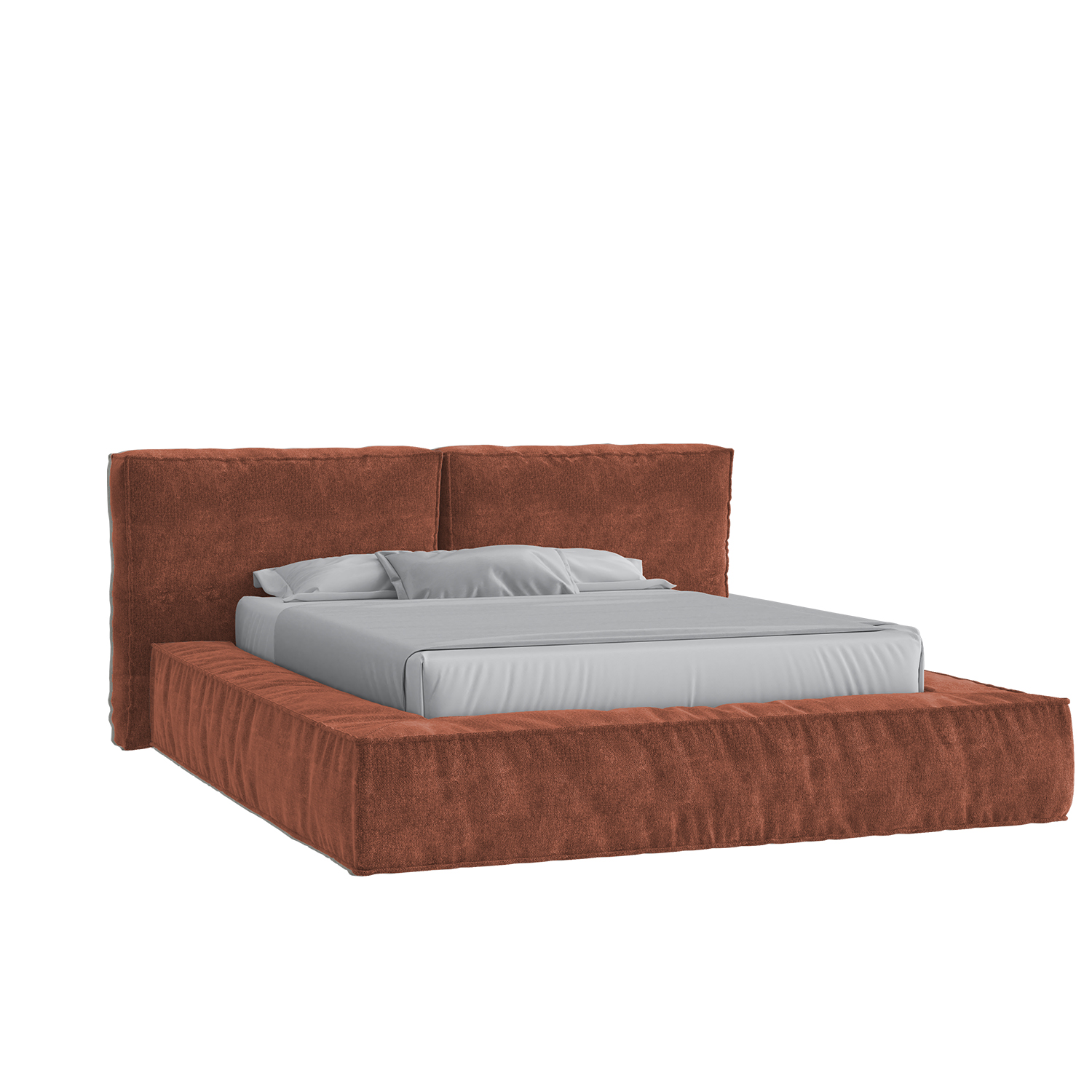 Кровать Чикаго 180х200 оранжевый закат