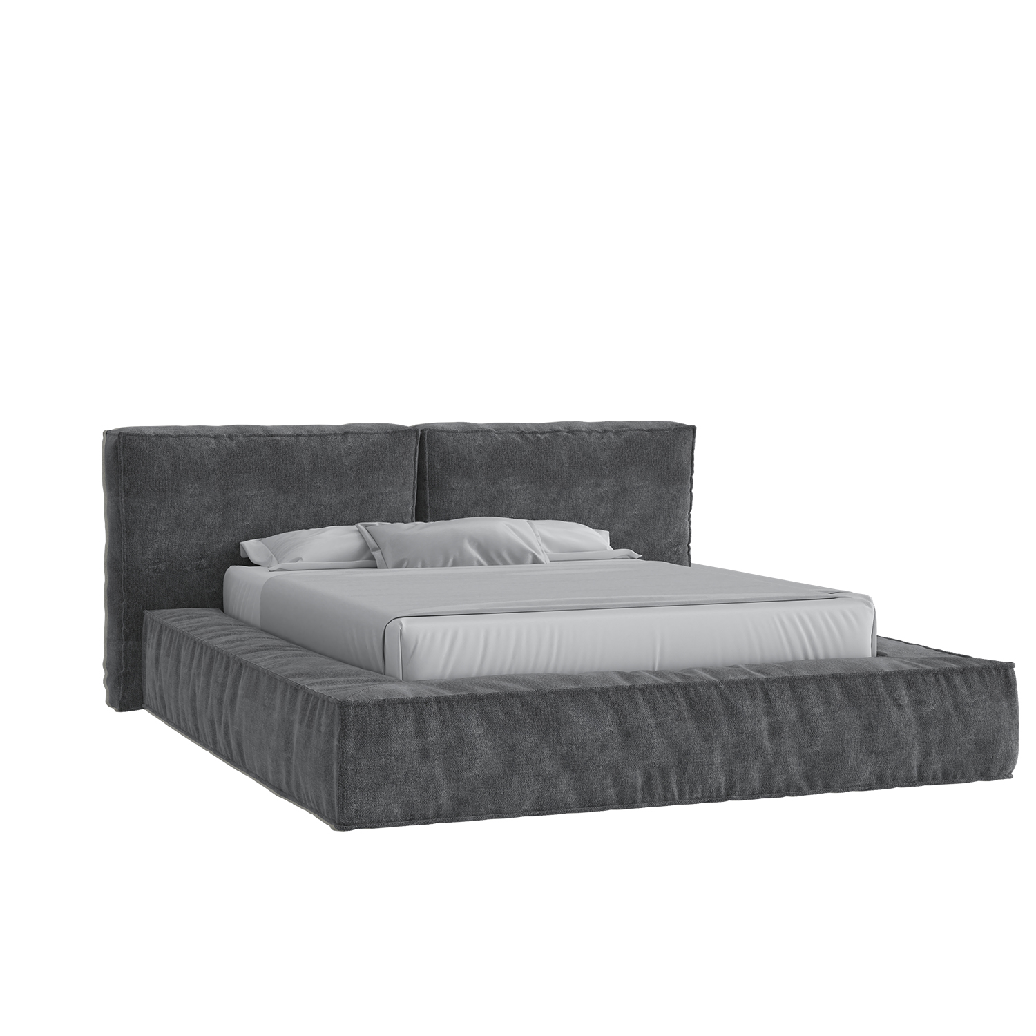 Кровать Чикаго 180х200 матовый оникс