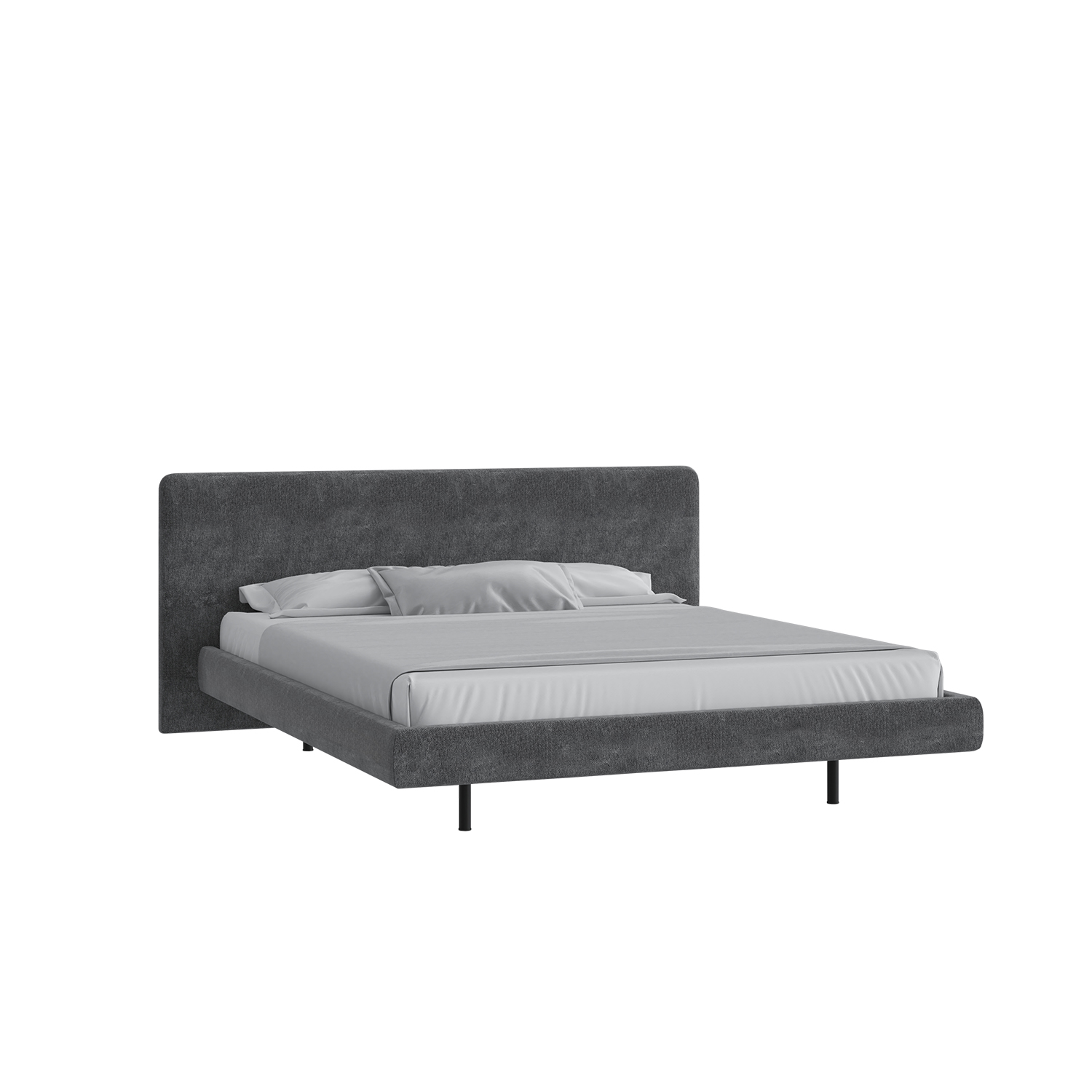 Кровать Палермо 180х200 матовый оникс