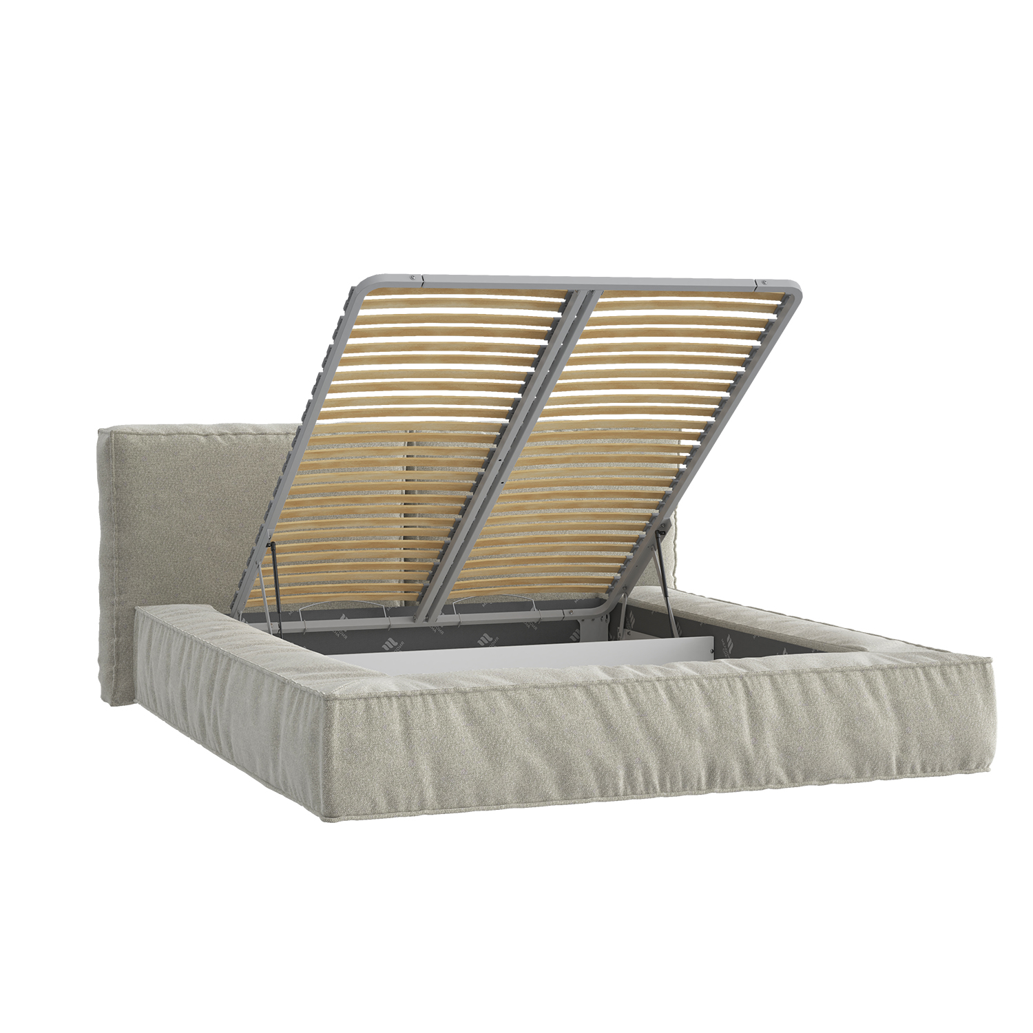 Кровать Чикаго 180х200 бежевый лён