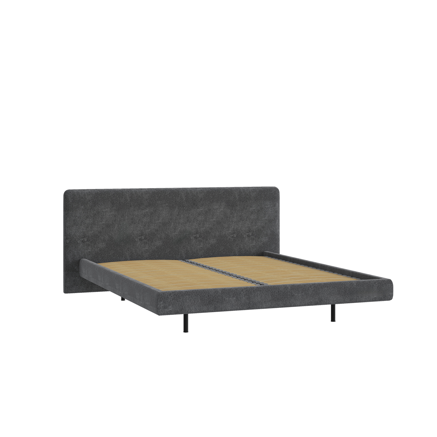 Кровать Палермо 180х200 матовый оникс